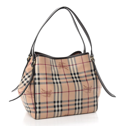 Burberry Haymarket Check Small Canterbury Tote Brown 3 of 9