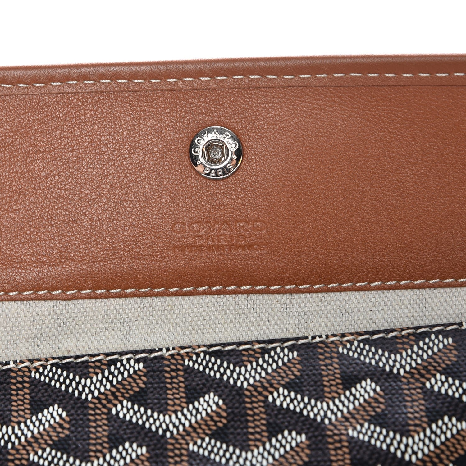 Goyard Goyardine Saint Louis GM Black Gold 6 of 9