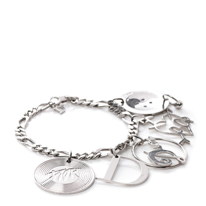 Christian Dior Metal Charm Bracelet Silver 1 of 8