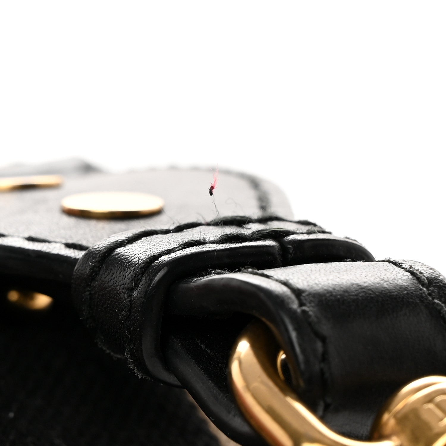 Christian Dior Canvas Embroidered Shoulder Strap Black 11 of 11