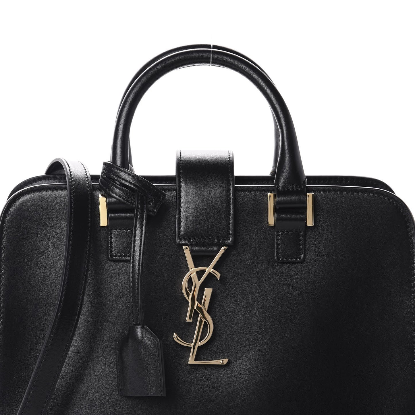 Calfskin Monogram Baby Cabas Black