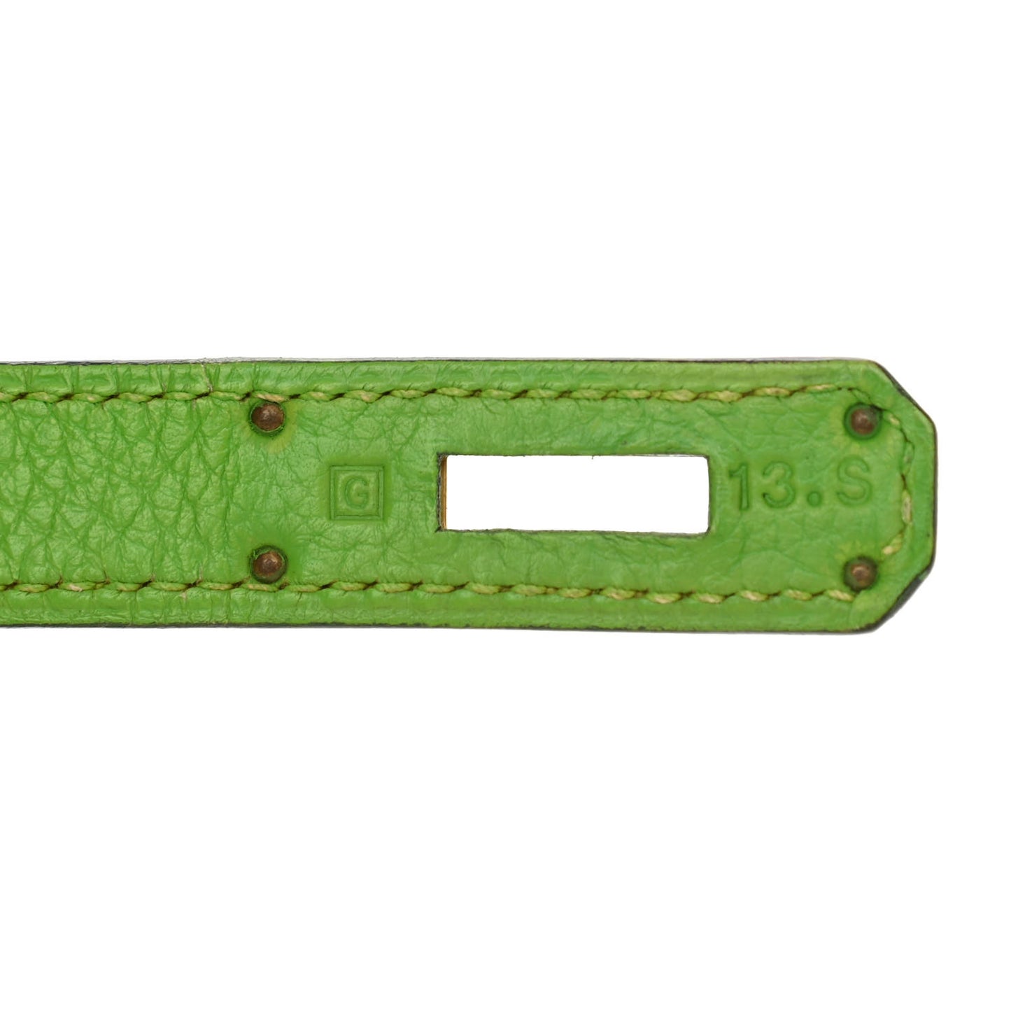 Taurillon Clemence Birkin 35 Vert Cru