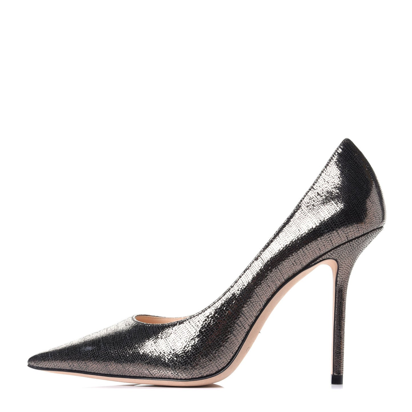 Metallic Lizard Printed Romy 100 Pumps 38.5