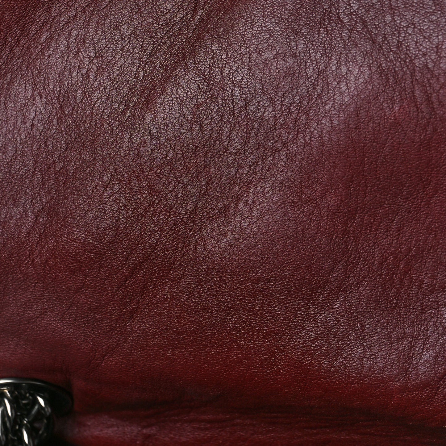 Lambskin Quilted Medium Icons Secret Label Flap Red