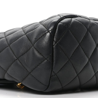 Chanel Calfskin Quilted Mini Urban Spirit Backpack Black 16 of 21