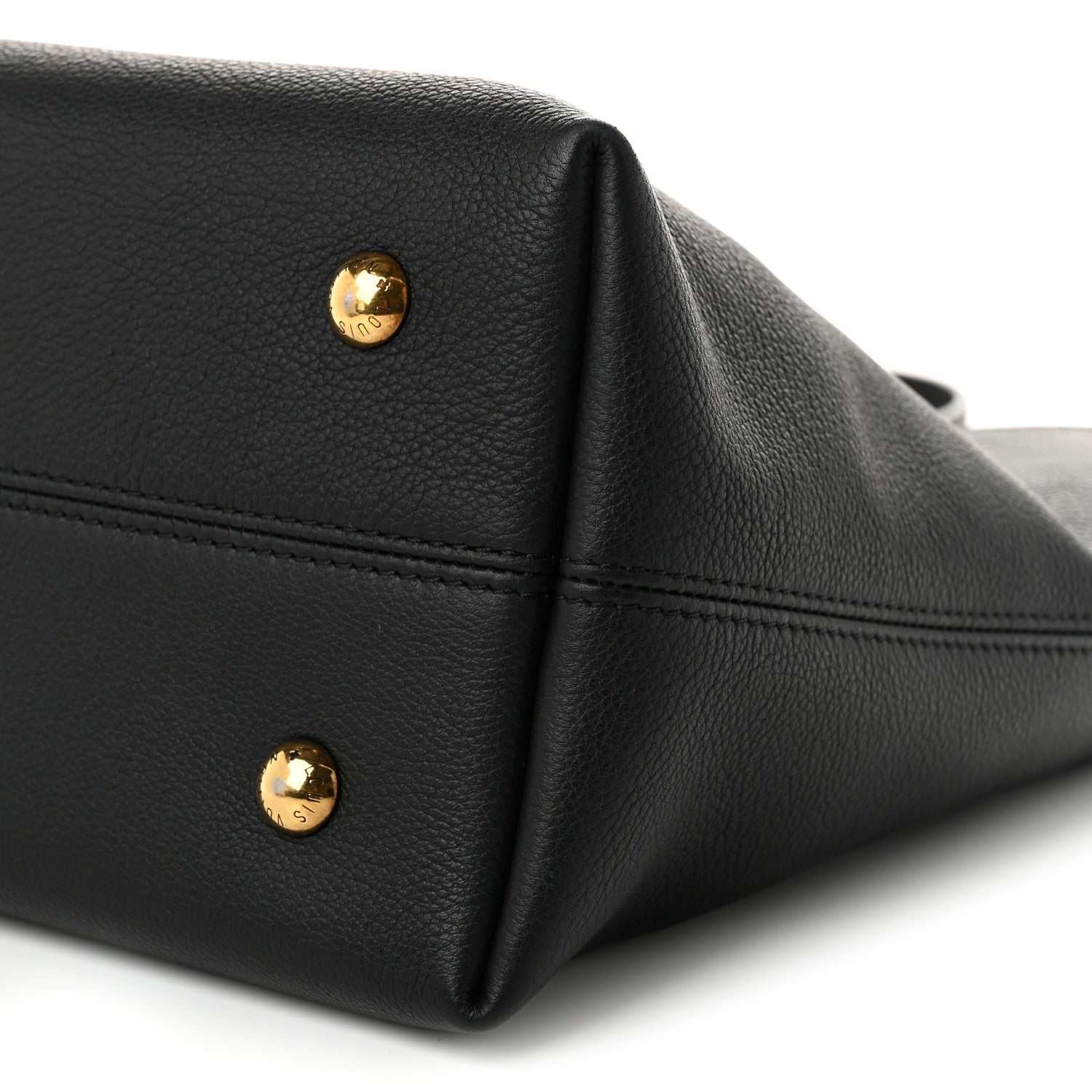Louis Vuitton Grained Calfskin Low Key Hobo PM Black 10 of 11