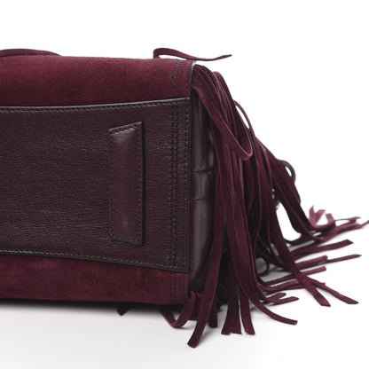 Givenchy Calfskin Suede Small Fringe Antigona Burgundy 11 of 13
