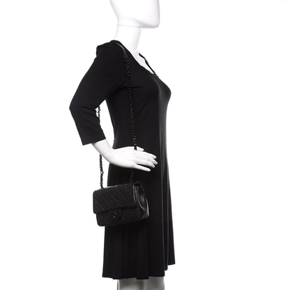 Chanel Caviar Quilted Incognito Mini Square Flap Black 2 of 10