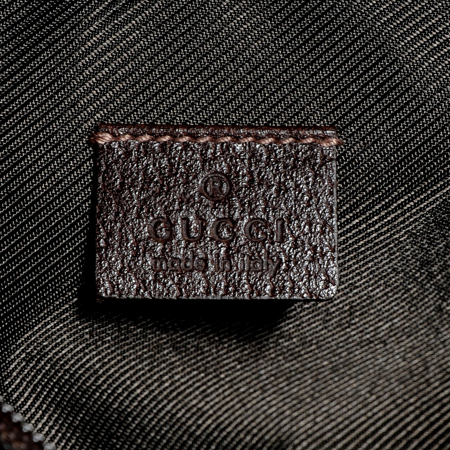 Monogram D Ring Pochette Brown