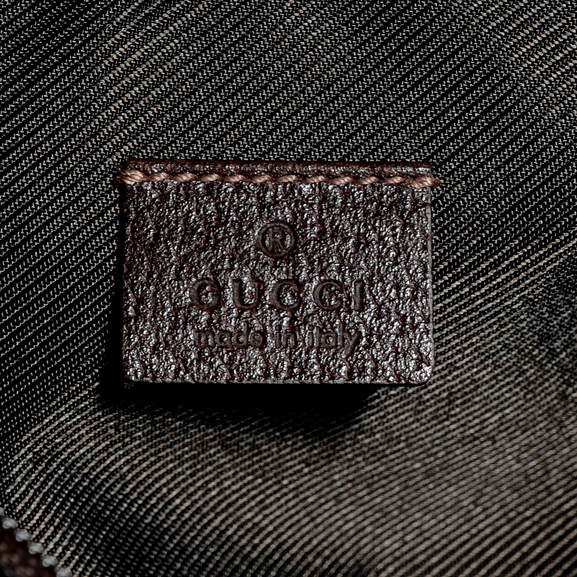 Gucci Monogram D Ring Pochette Brown 6 of 8