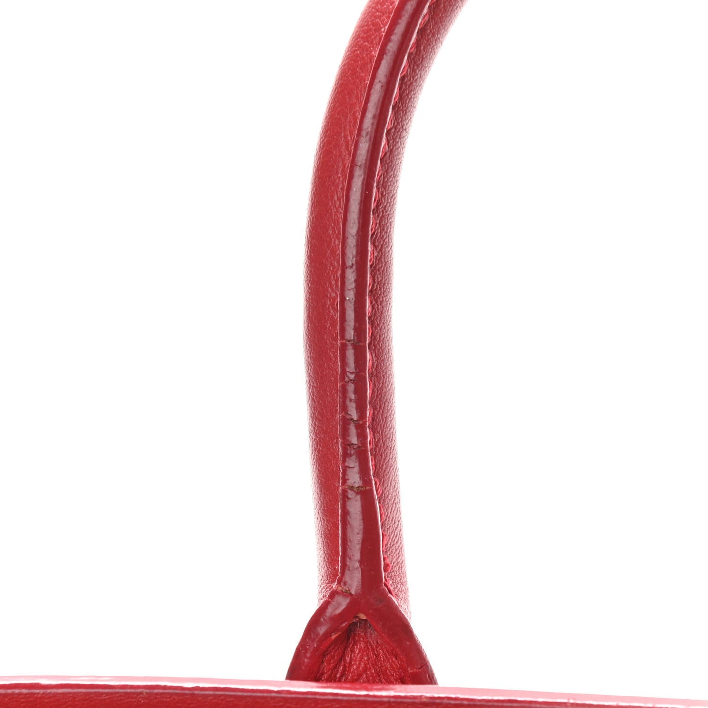 Calfskin Nano Sac De Jour Lipstick Red