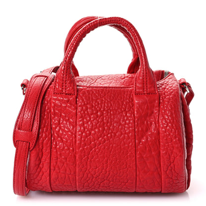 Alexander Wang Pebbled Lambskin Rockie Red Silver Hardware 1 of 12