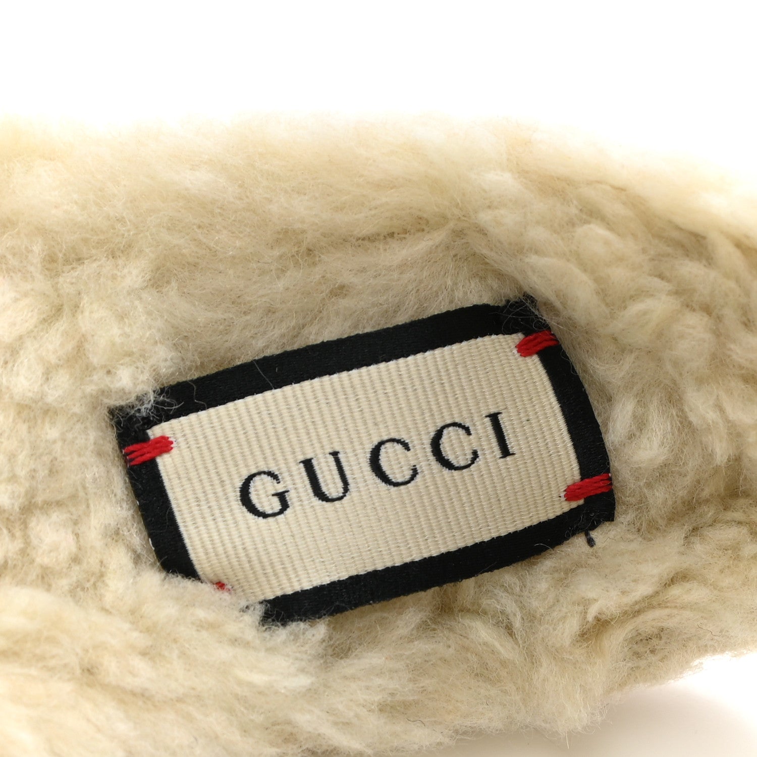 Gucci Covered Wool GG Monogram Visor Beige Ebony 10 of 12