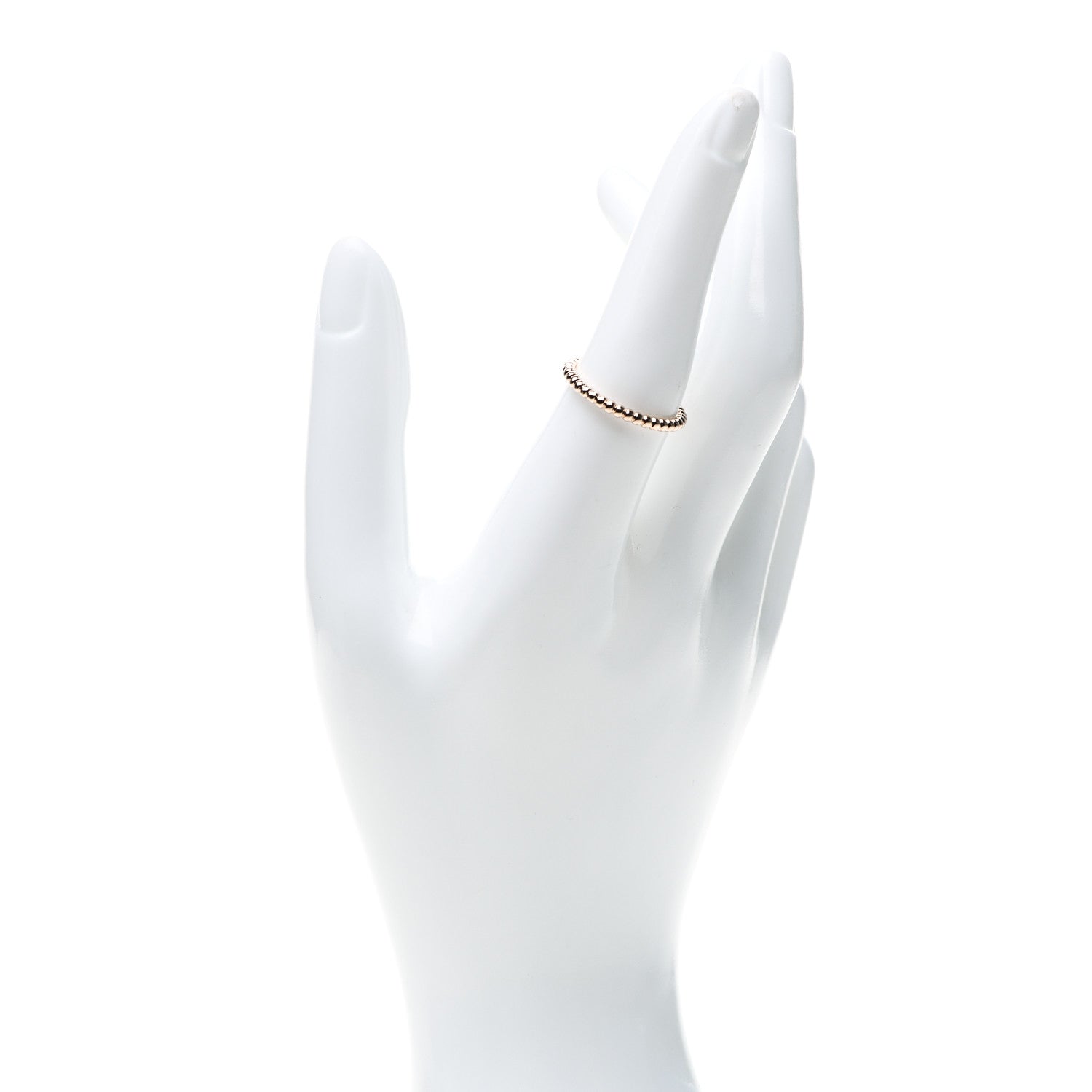 Van Cleef & Arpels 18K Rose Gold Small Perlee Ring 56 7.5 2 of 5