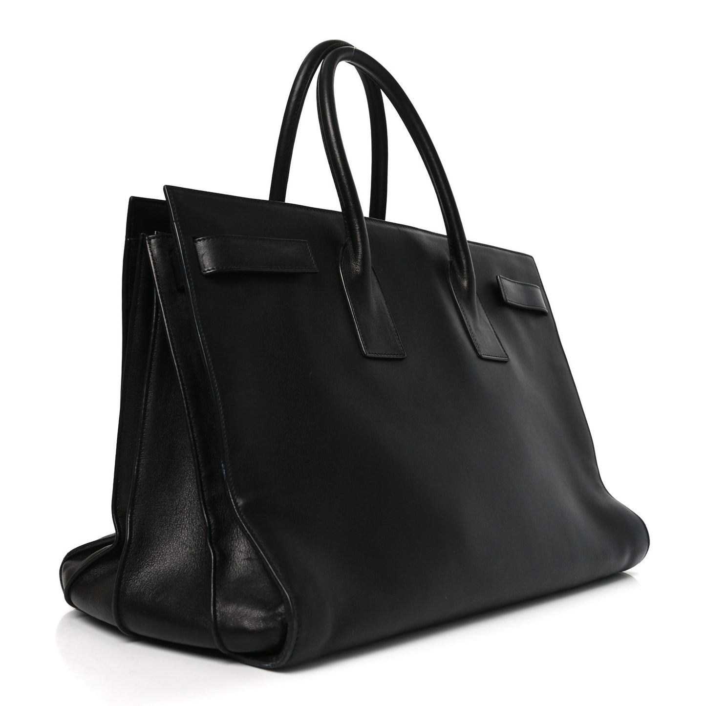 Calfskin Large Sac De Jour Carryall Black