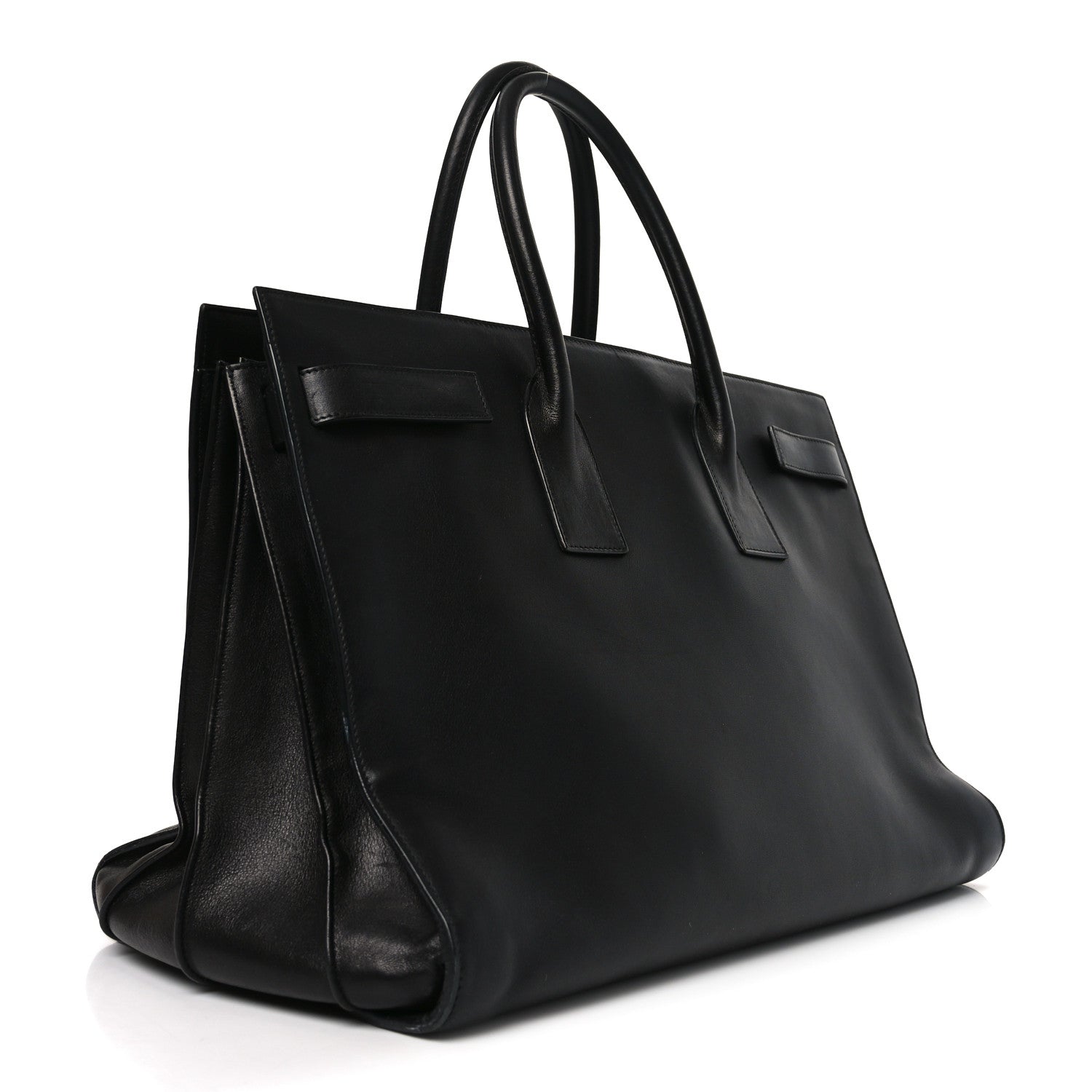 Saint Laurent Calfskin Large Sac De Jour Carryall Black 3 of 10