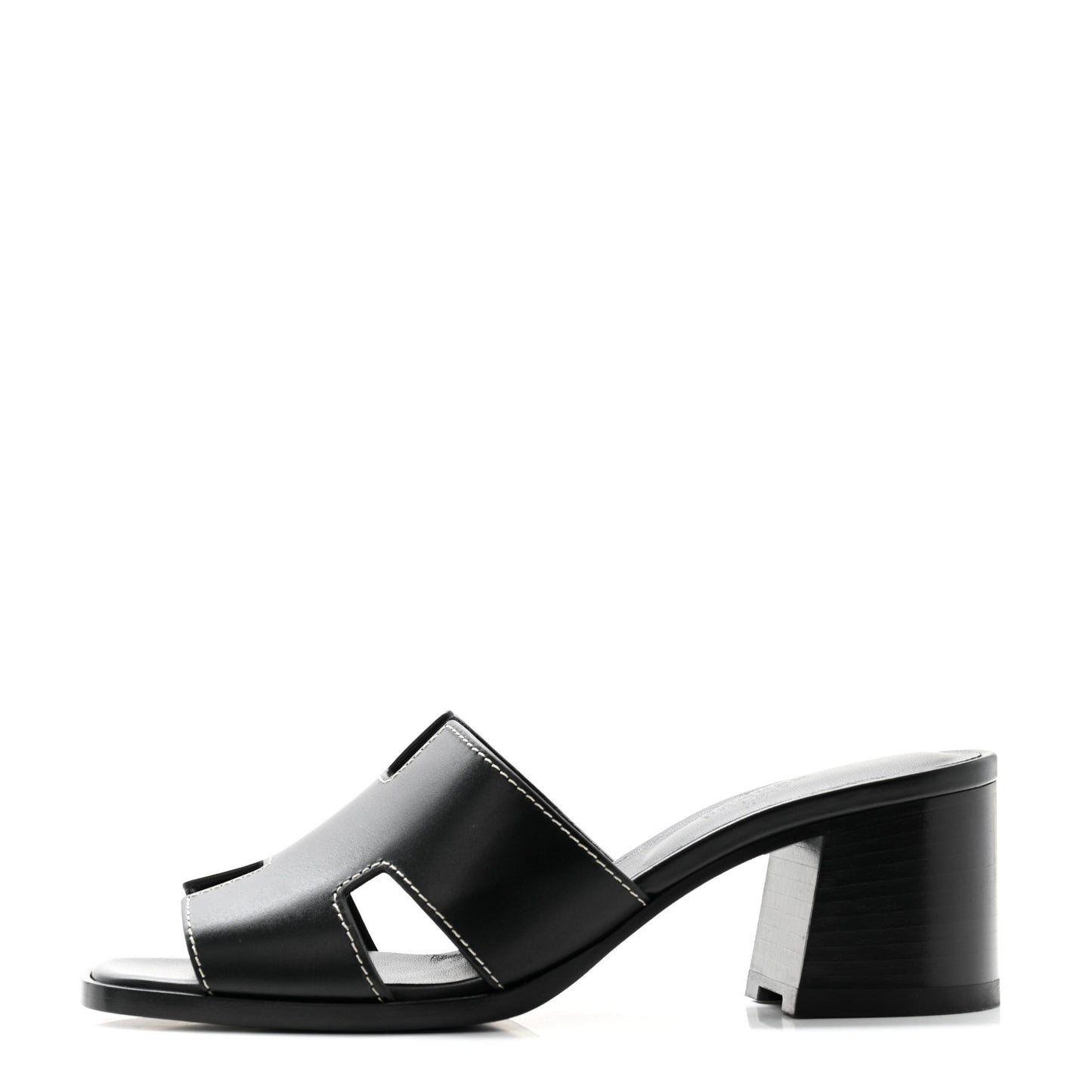 Calfskin Helia Sandals 37 Black