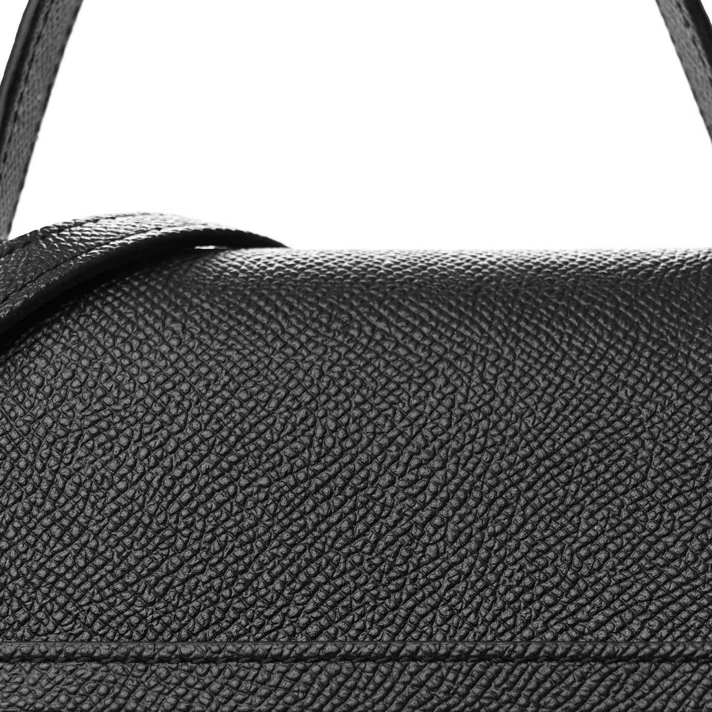 Grained Calfskin Nano Belt Bag Black