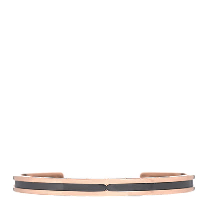 Bulgari 18K Rose Gold Steel Ceramic B.Zero1 Cuff Bracelet Black 1 of 4
