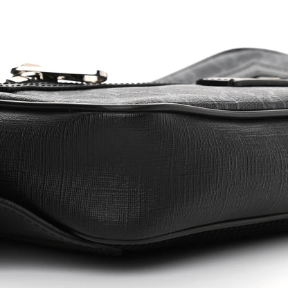 Gucci Soft GG Supreme Monogram Web Belt Bag Black Grey 9 of 11