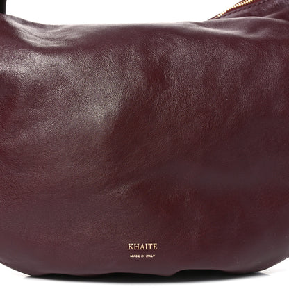 Khaite Calfskin Medium Olivia Hobo Burgundy 7 of 9