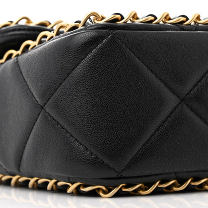 Chanel Lambskin Small Chain Around Top Handle Flap  Black 9 of 11