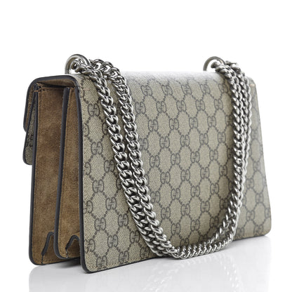 Gucci GG Supreme Monogram Small Dionysus Shoulder Bag Taupe 3 of 11