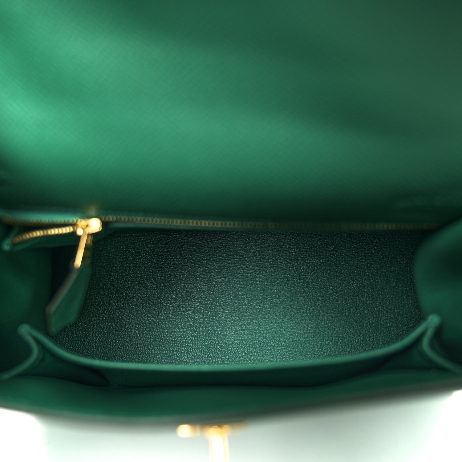 Hermes Epsom Kelly Sellier 25 Vert Vertigo 5 of 11