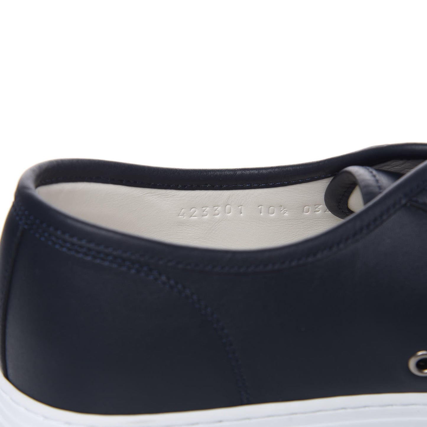 Calfskin Miro Soft Mens Lace Up Sneakers 10.5 Blue