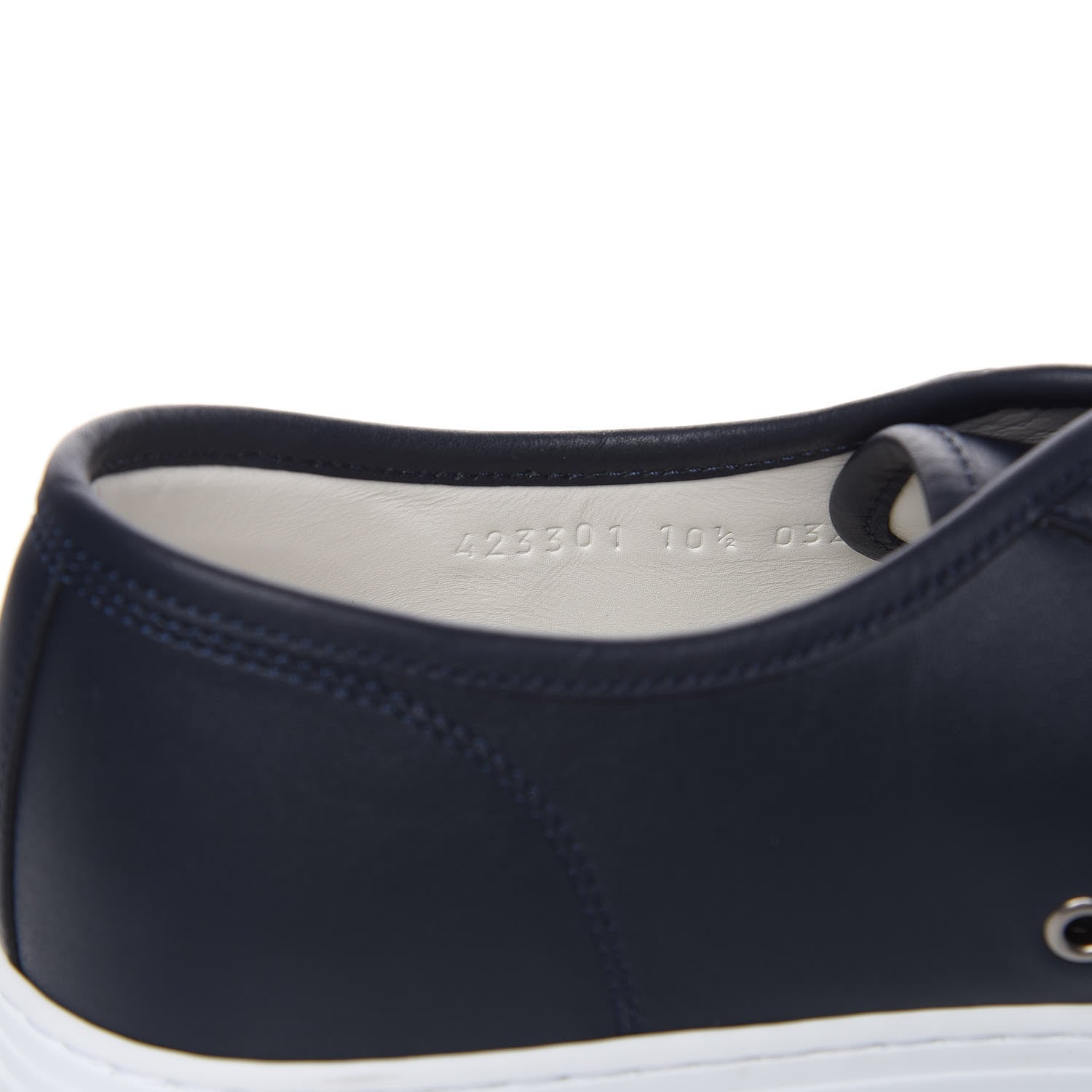 Gucci Calfskin Miro Soft Mens Lace Up Sneakers 10.5 Blue 8 of 8