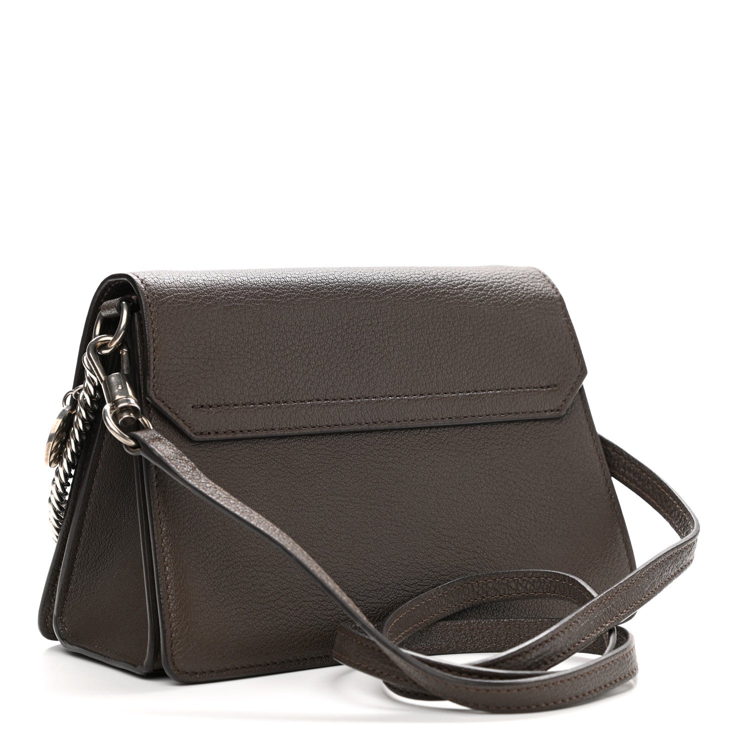 Givenchy Goatskin Small GV3 Shoulder Bag Heather Grey 3 of 11