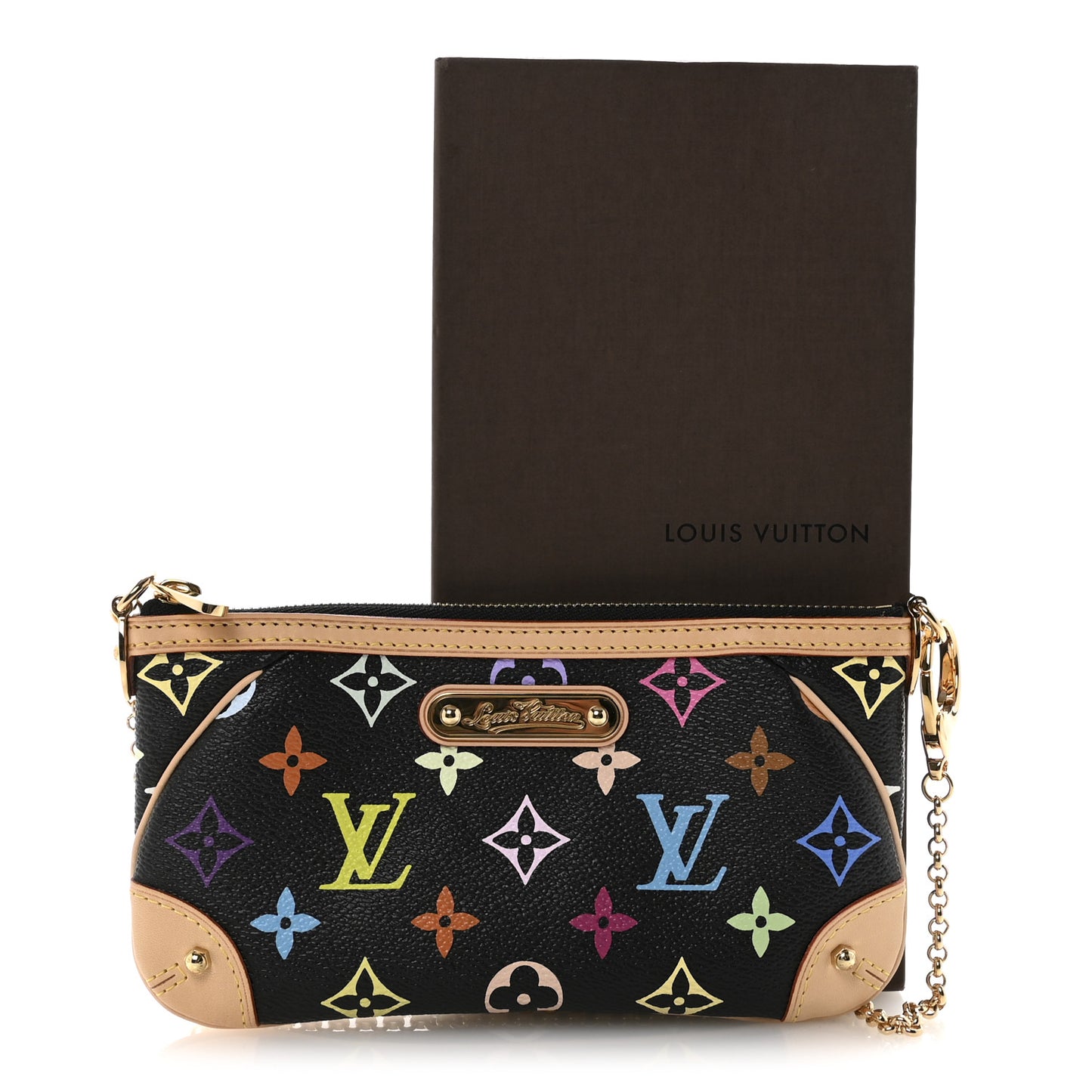 Monogram Multicolor Pochette Milla MM Black