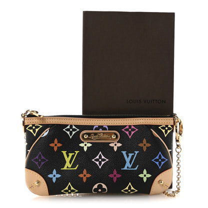 Louis Vuitton Monogram Multicolor Pochette Milla MM Black 9 of 9