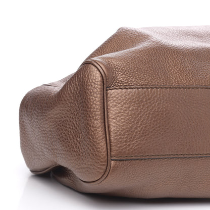 Gucci Metallic Calfskin Medium Sukey Tote Brown 8 of 9