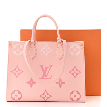Louis Vuitton Empreinte Monogram Giant Onthego MM Degrade Rose 10 of 10