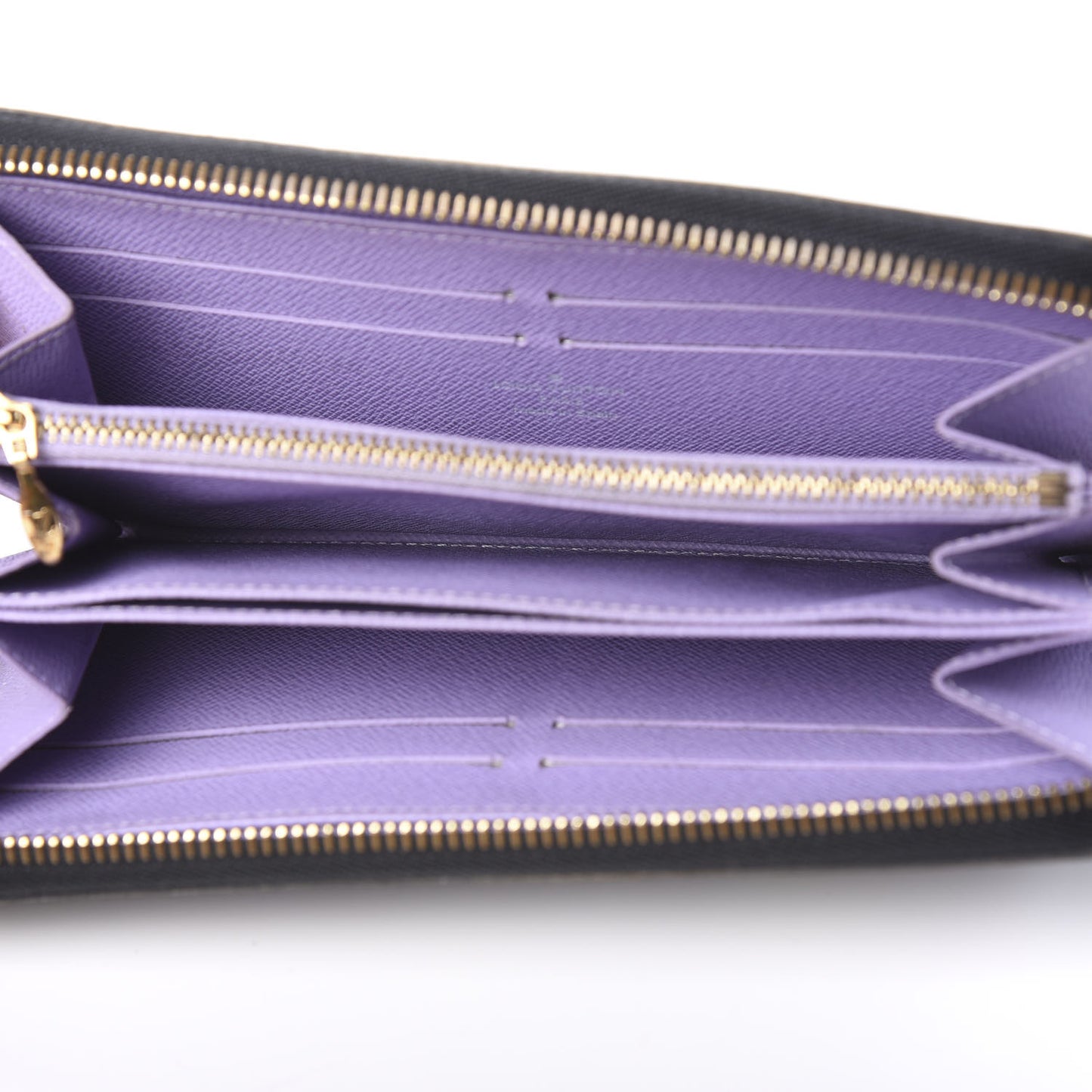 Monogram Multicolor Zippy Wallet Black Violet