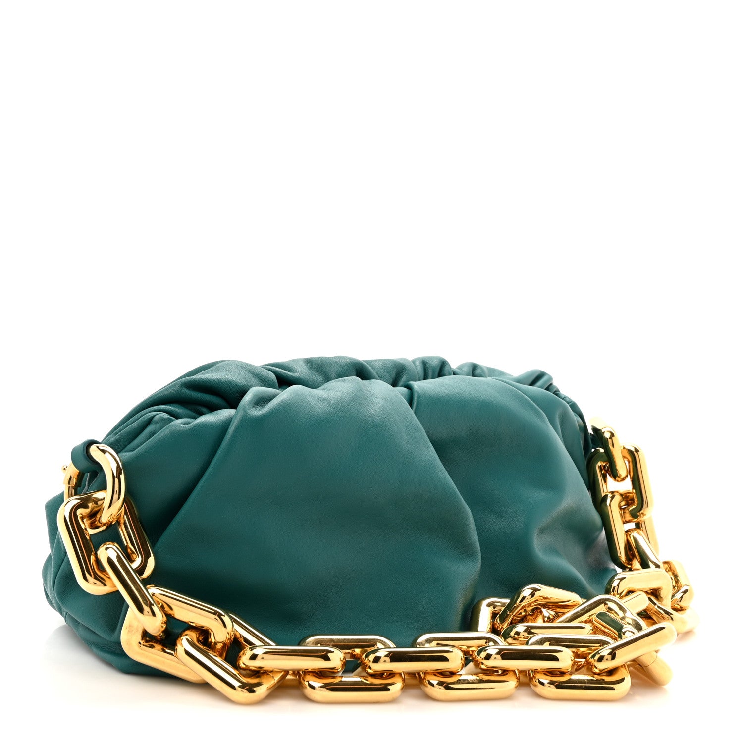 Bottega Veneta Calfskin The Pouch Chain Mallard 2 of 10