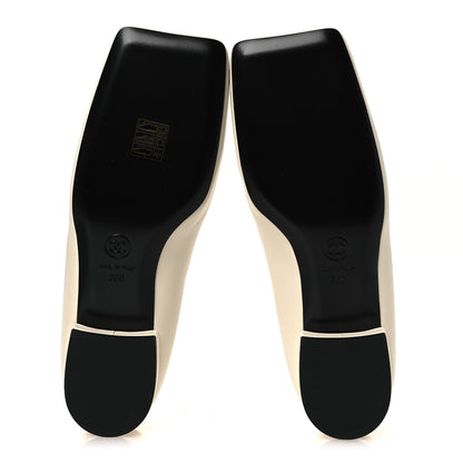Chanel Lambskin Turnlock CC Ballet Flats 36 Ivory Black 7 of 11