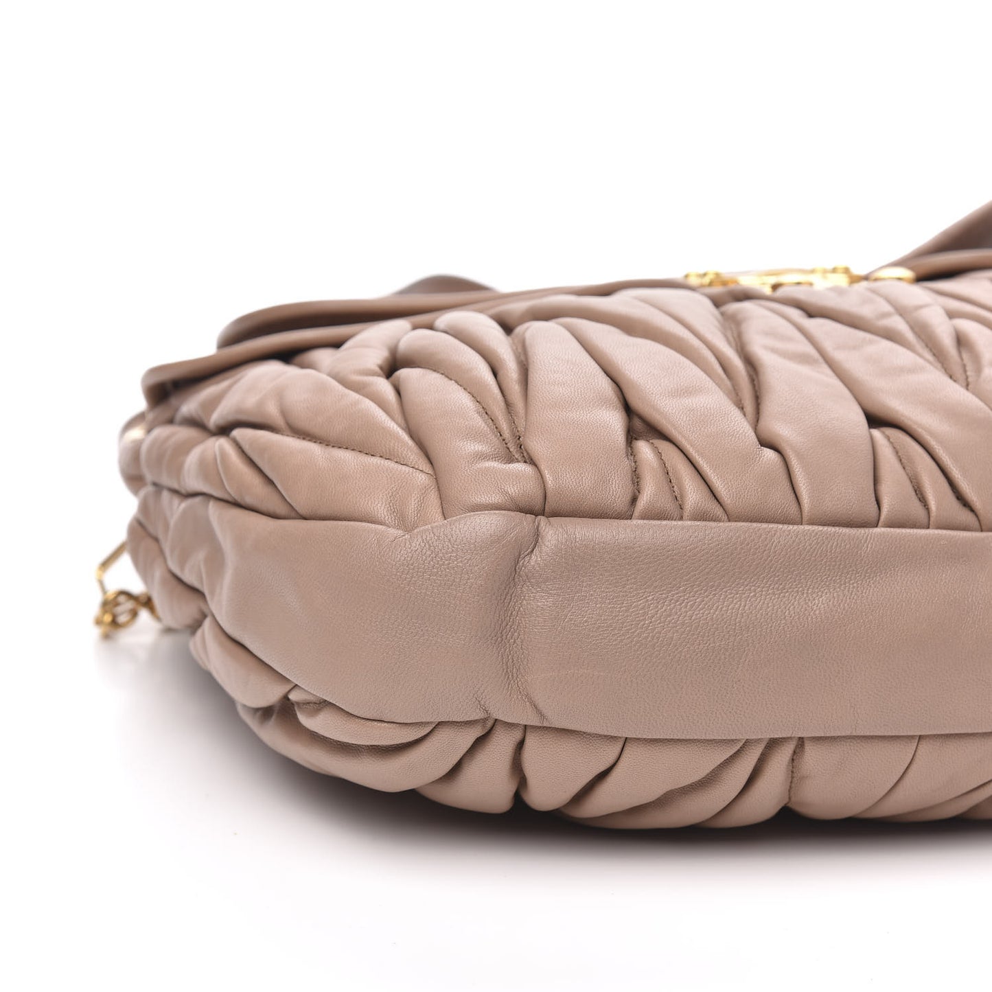 Nappa Matelasse Coffer Hobo Cammeo