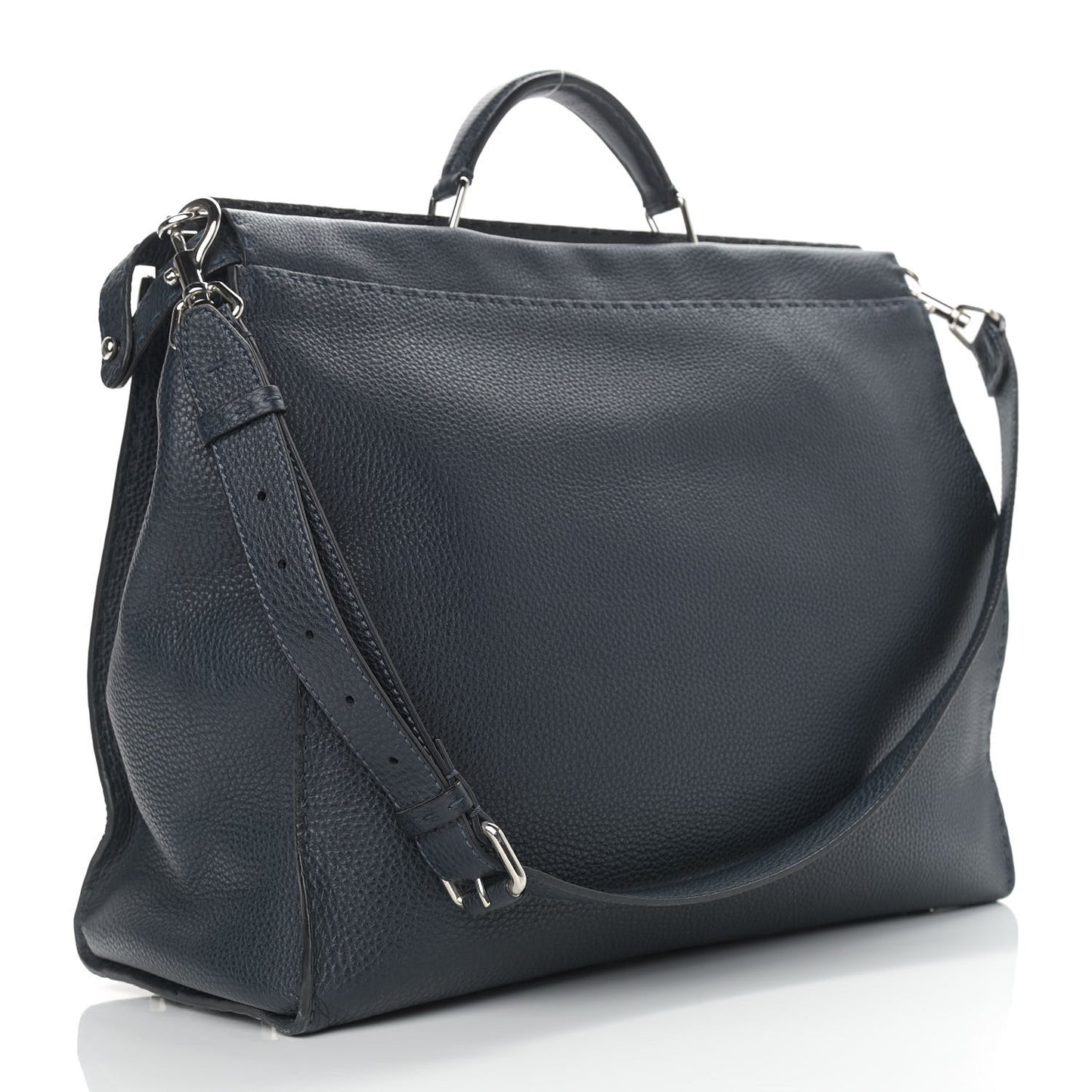 Cuoio Romano Selleria Monster Eyes Large Mens Peekaboo Iconic Essential Satchel Blue