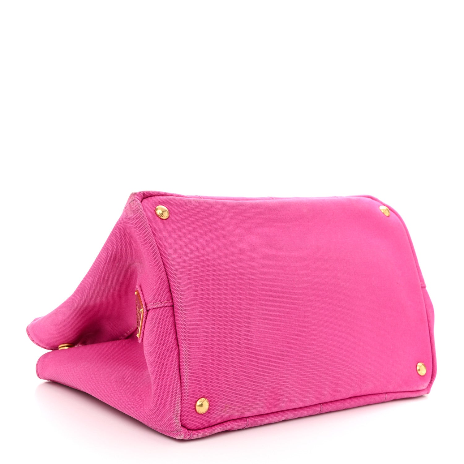 Prada Canapa Logo Shopping Tote Fuxia 4 of 12