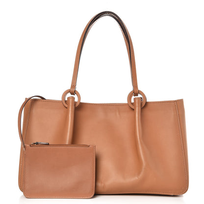 Gucci Calfskin Shopper Tote Tan 1 of 23