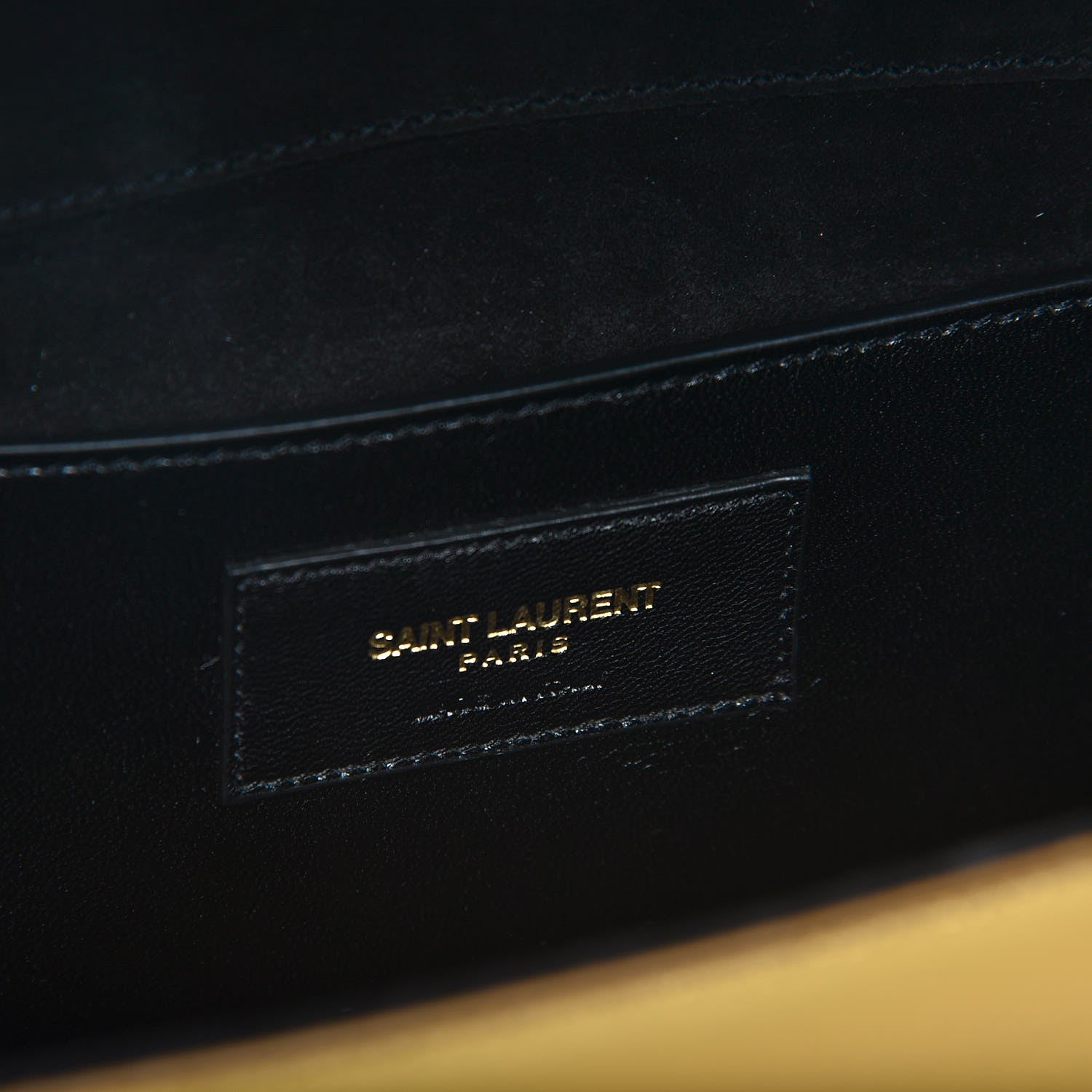 Saint Laurent Metallic Calfskin Monogram Cassandre Clutch Ciad 6 of 6