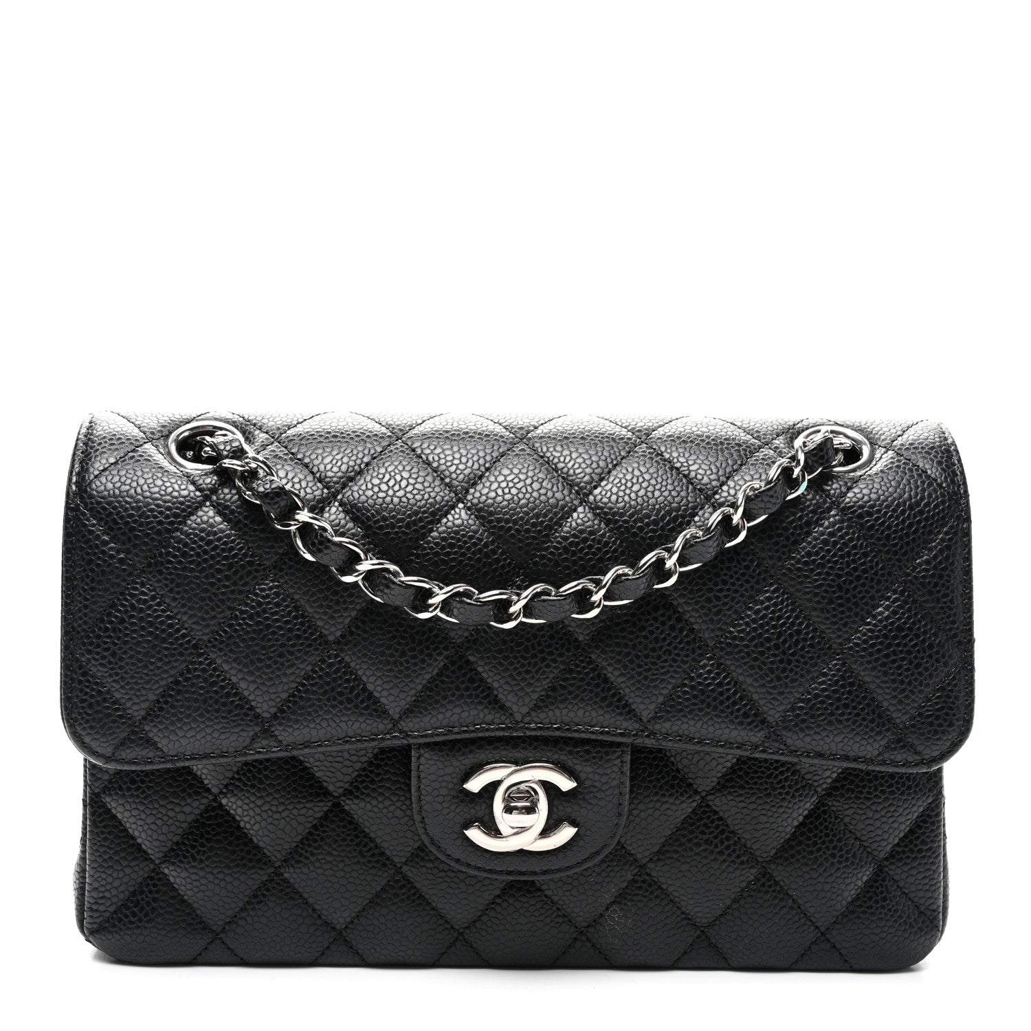 Chanel Caviar Quilted Small Double Flap Black 1 of 10