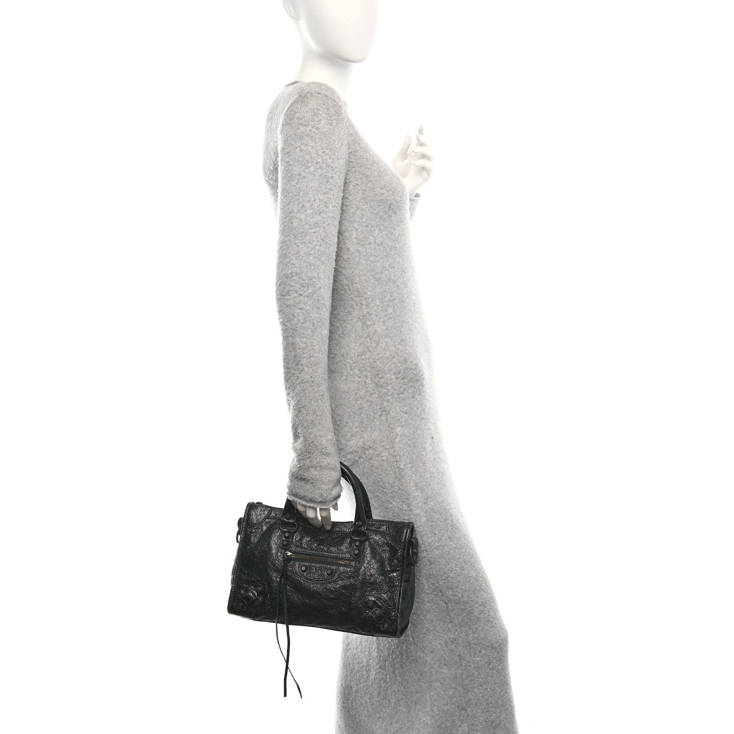 Balenciaga Agneau Arena Classic Hardware Small Le City Black 2 of 10