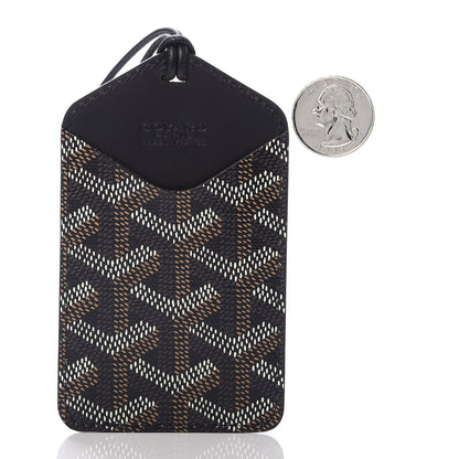 Goyard Goyardine Luggage Tag Black 5 of 6