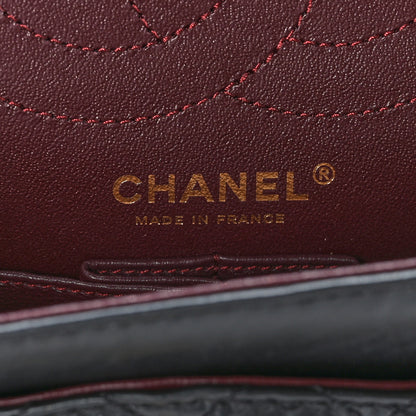 Chanel Aged Calfskin Lucky Charms 2.55 Reissue 225 Flap Black 6 of 10