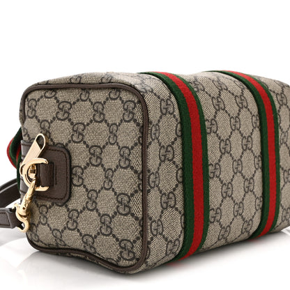 Gucci GG Supreme Web Mini GG Top Handle Bag Beige Ebony New Acero 9 of 10