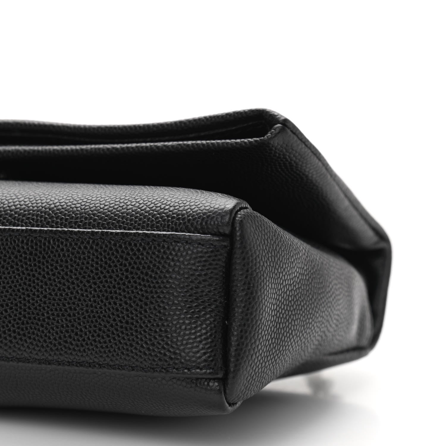 Saint Laurent Grain De Poudre Monogram Toy West Hollywood Fold-Over Bag Black 10 of 10