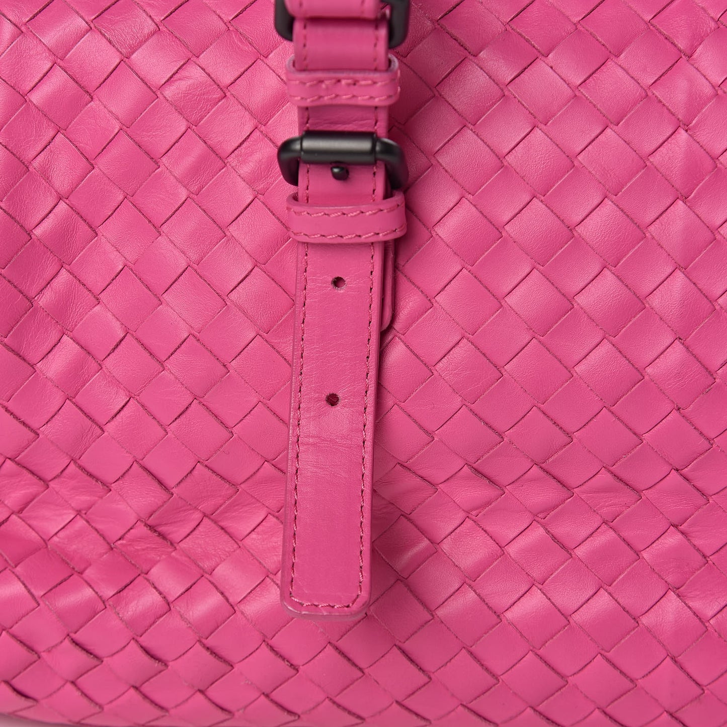 Nappa Intrecciato Boston Rosa Shock